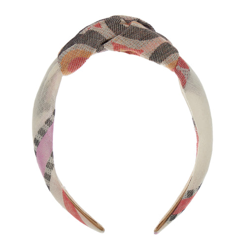 Devotion Twins Hairband in Red & Orange