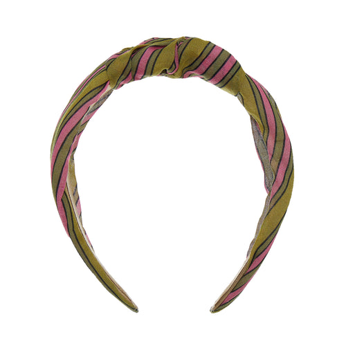 Devotion Twins Hairband in Pink/Green