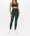 The Upside Peached 28in High Rise Pant in British Racing Green