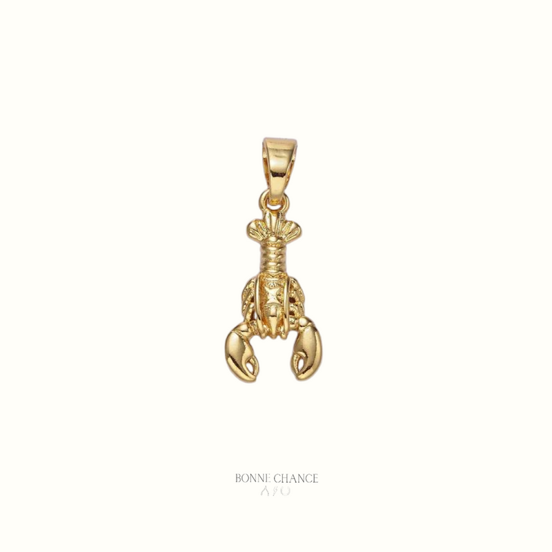 Bonne Chance NYC Gold-Filled Lobster Charm