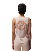 Spiritual Gangster Yin Yang Muscle Tank in Light Pink