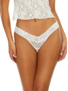 Hanky Panky Daily Lace™ Low Rise Thong in Marshmallow