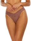 Hanky Panky Daily Lace™ Original Rise Thong in All Spice Brown
