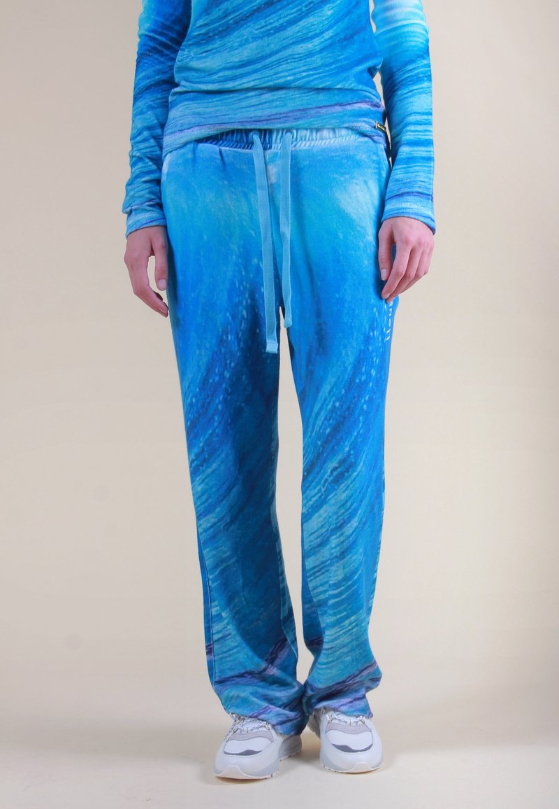 House of Sunny Wave Towelling Pants - Wave Print