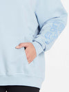 Les Girls Les Boys Oversized Hoodie in Cashmere Blue