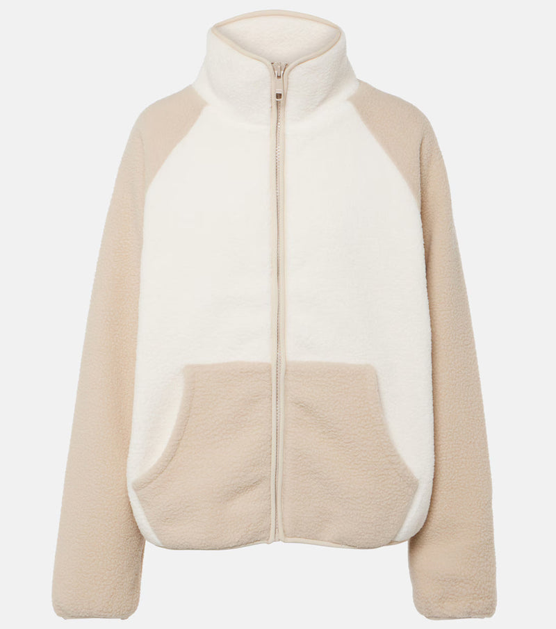 The Upside Harlow Fleece Jacket in Beige