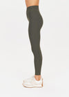 The Upside Peached 25in Pocket Midi Pant in Khaki