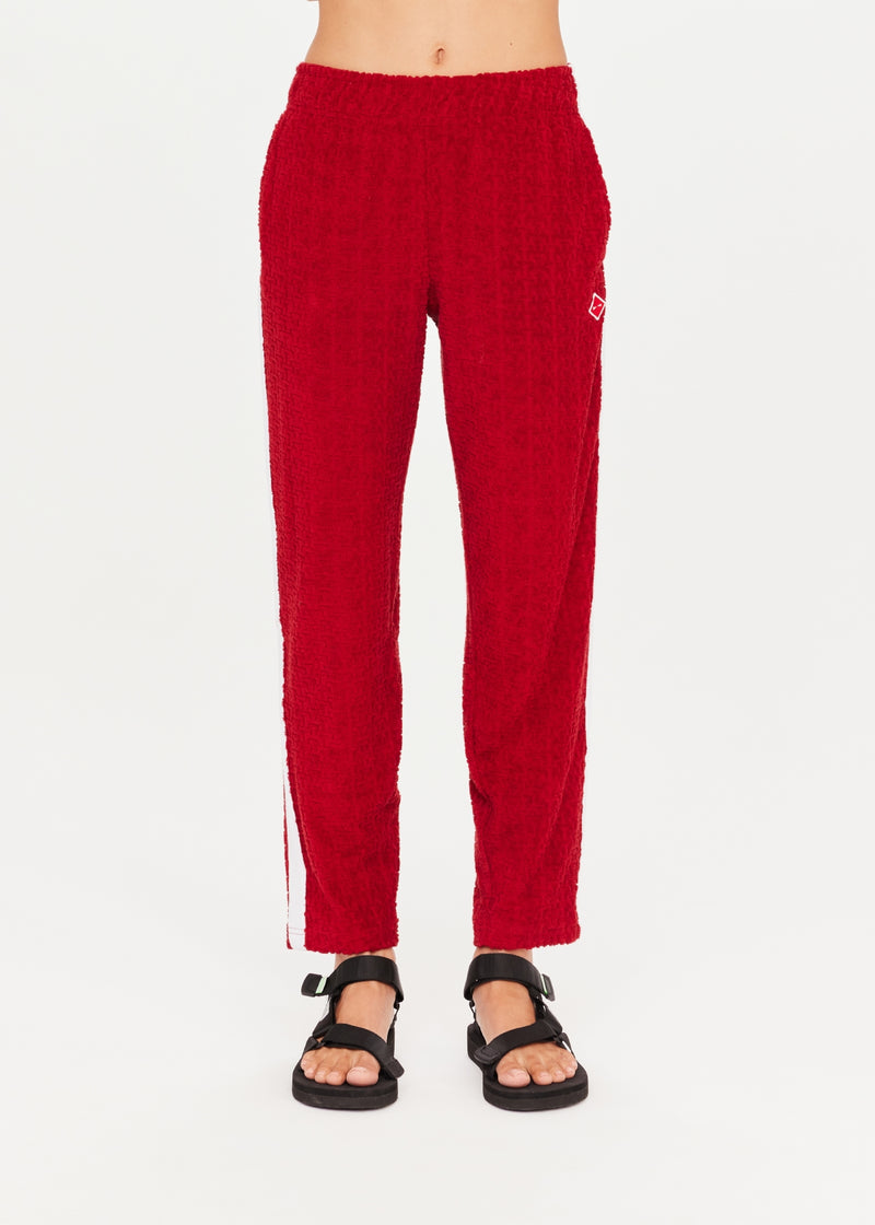 The Upside Red Terry Pants