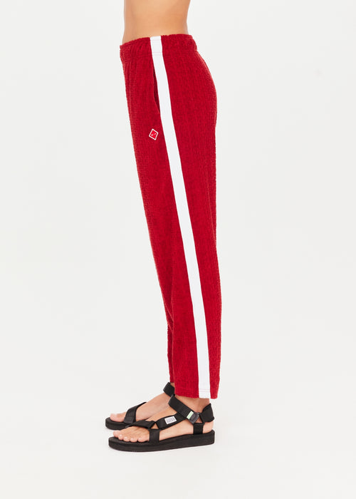 The Upside Red Terry Pants
