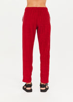 The Upside Red Terry Pants