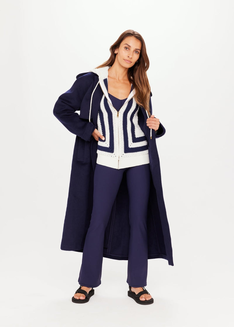 The Upside Navy Oversized Coat