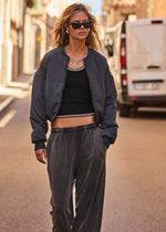 The Upside Carlotta Cropped Bomber Jacket