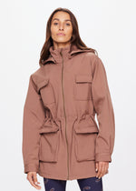 The Upside Freddie Fleece Lined Anorak in Mocha