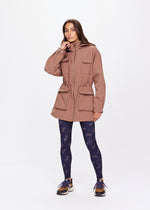 The Upside Freddie Fleece Lined Anorak in Mocha