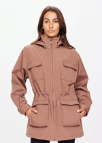 The Upside Freddie Fleece Lined Anorak in Mocha