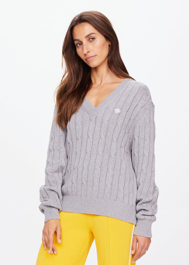 The Upside Seymour Knit Sweater in Grey