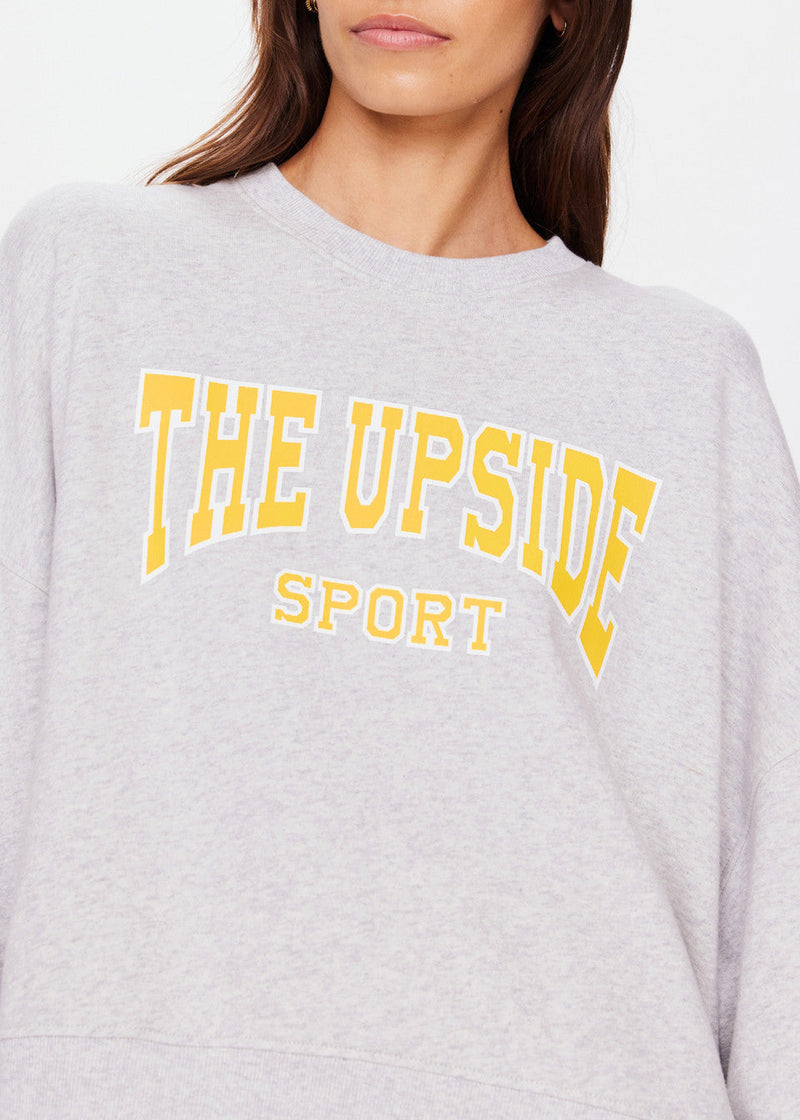 The Upside Harbor Paloma Crew in Grey Marle