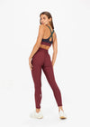 The Upside Matte Tech Midi Pant in Maroon