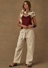 The Upside Roam Noah Pant in Ivory