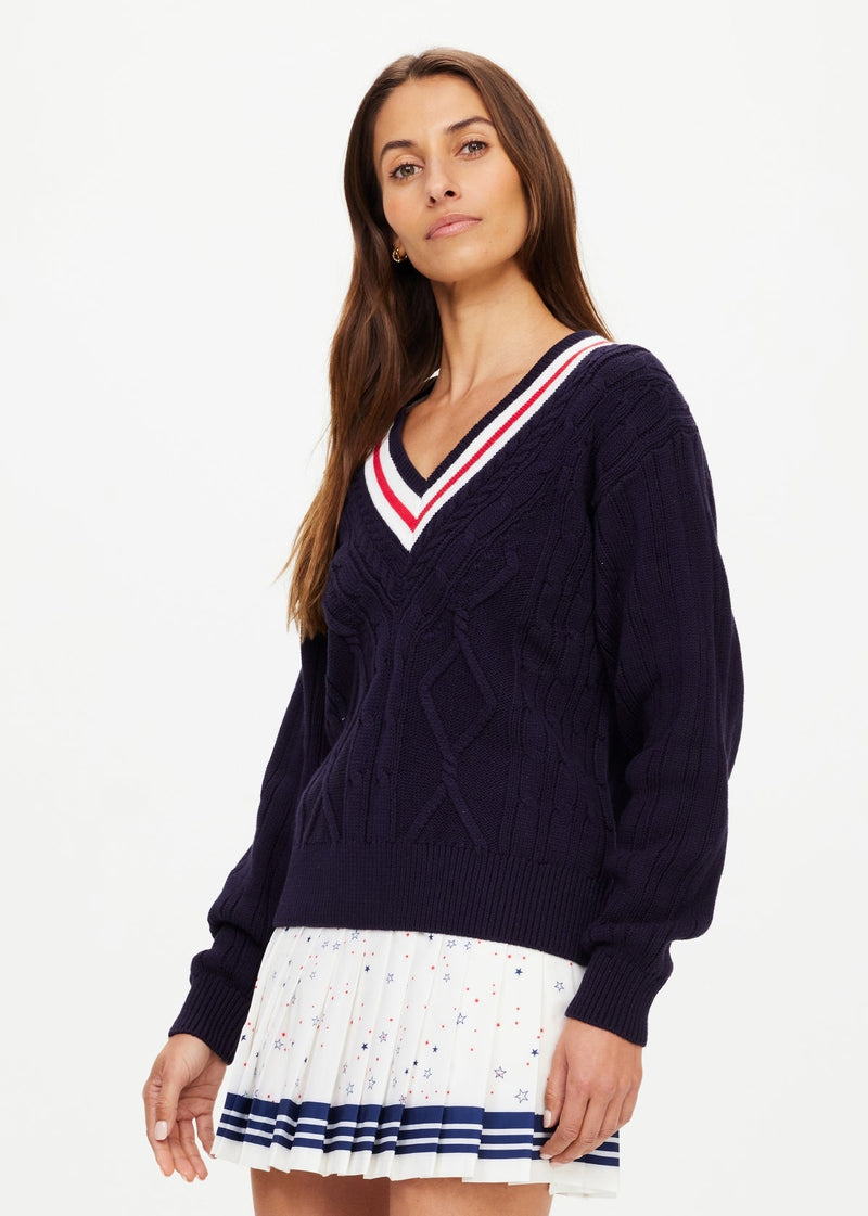 The Upside Renshaw Josette V Neck Sweater