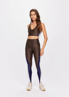 The Upside Icon 28in High Rise Pant in Chocolate