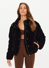 The Upside Amari Puffer Jacket in Velvet Black