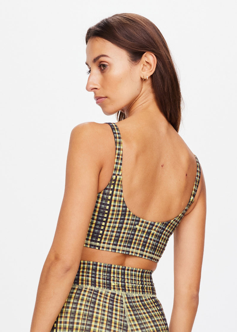 The Upside La Paz Crop Top in Check