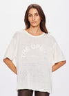 The Upside Knitted Sammi Tee in Creme
