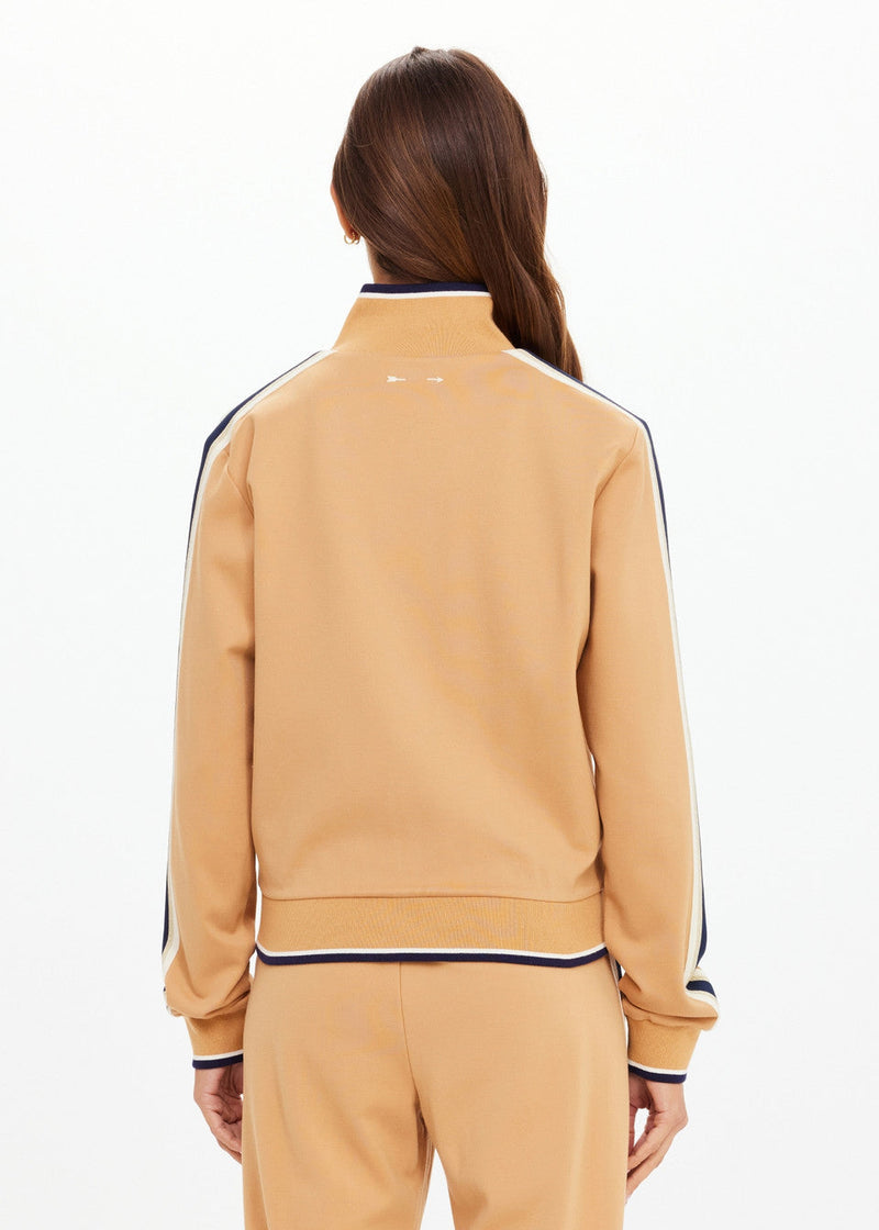The Upside Le Sport Margot Zip Jacket in Ochre