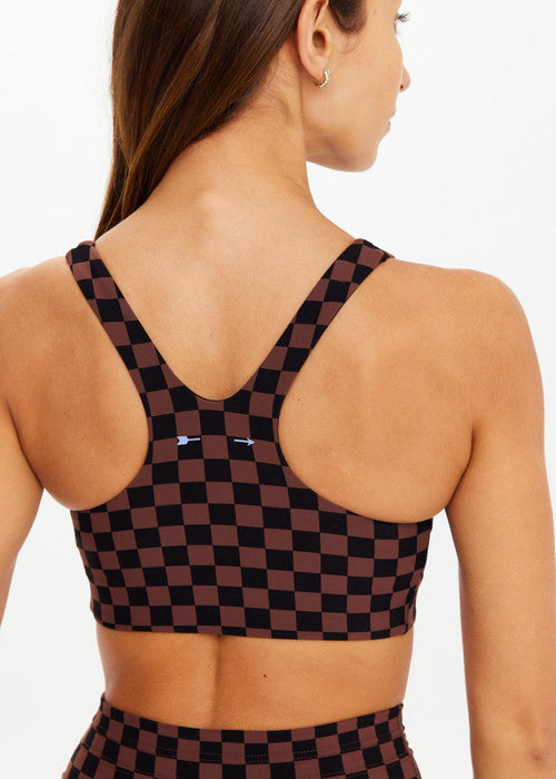 The Upside Technica Jade Bra in Check