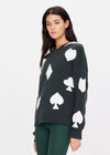 The Upside Ace of Hearts Abbey Knit Hoodie