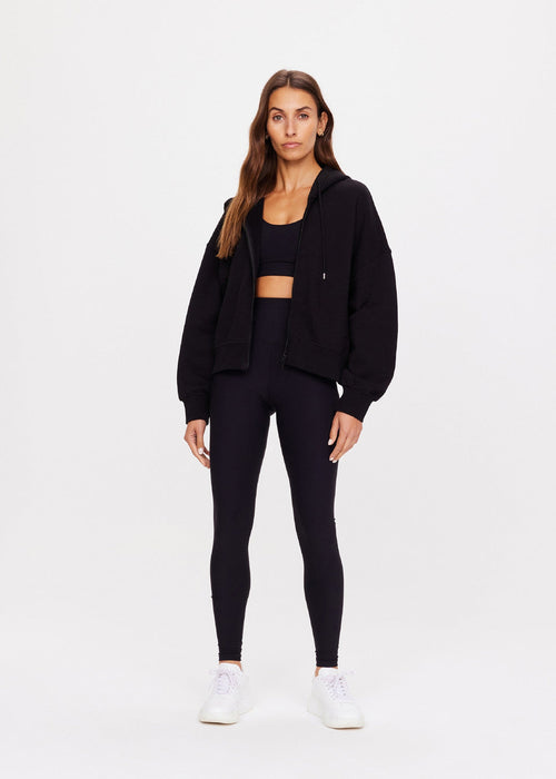 The Upside Jude Cropped Hoodie in Black