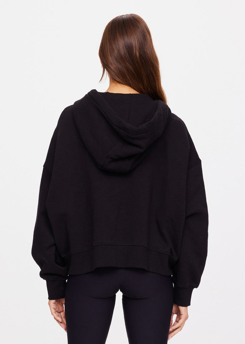 The Upside Jude Cropped Hoodie in Black