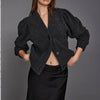 Sold Out NYC The Yay to Bouclé Jacket in Charcoal