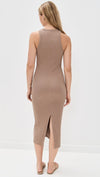 Sold Out NYC The Long Not So Basic Dress in Truffle