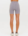 The Upside Studio Spin Short in Grey Marle
